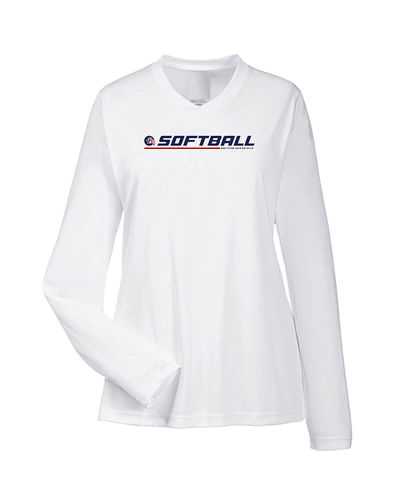 Britton Deerfield HS Softball Lines - Womens Performance Longsleeve
