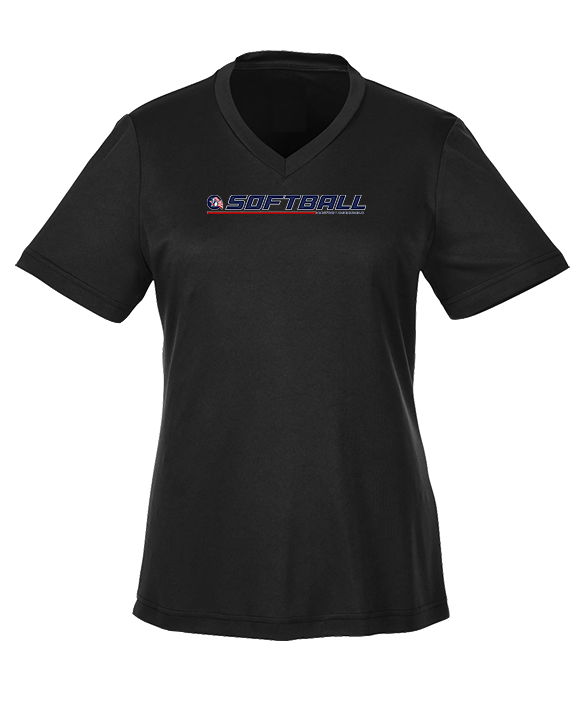 Britton Deerfield HS Softball Lines - Womens Performance Shirt