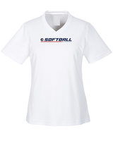 Britton Deerfield HS Softball Lines - Womens Performance Shirt