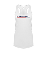 Britton Deerfield HS Softball Lines - Womens Tank Top