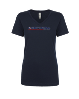 Britton Deerfield HS Softball Lines - Womens Vneck