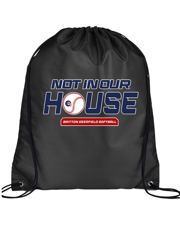 Britton Deerfield HS Softball NIOH - Drawstring Bag