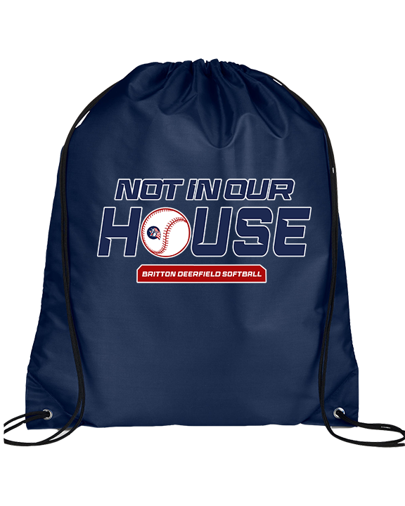 Britton Deerfield HS Softball NIOH - Drawstring Bag