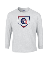 Britton Deerfield HS Softball Plate - Cotton Longsleeve