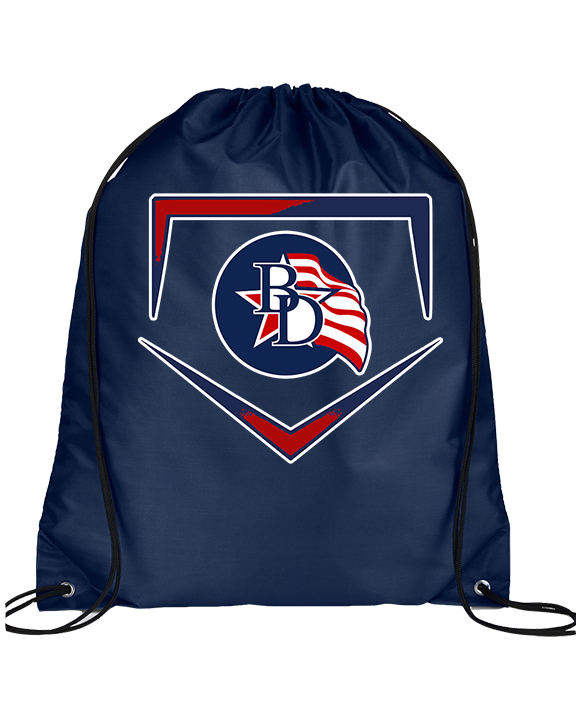 Britton Deerfield HS Softball Plate - Drawstring Bag