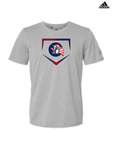 Britton Deerfield HS Softball Plate - Mens Adidas Performance Shirt