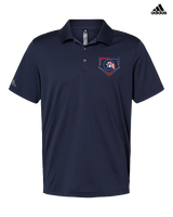 Britton Deerfield HS Softball Plate - Mens Adidas Polo