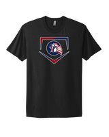 Britton Deerfield HS Softball Plate - Mens Select Cotton T-Shirt