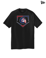 Britton Deerfield HS Softball Plate - New Era Performance Shirt