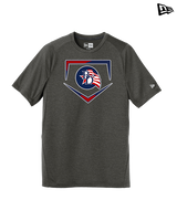 Britton Deerfield HS Softball Plate - New Era Performance Shirt