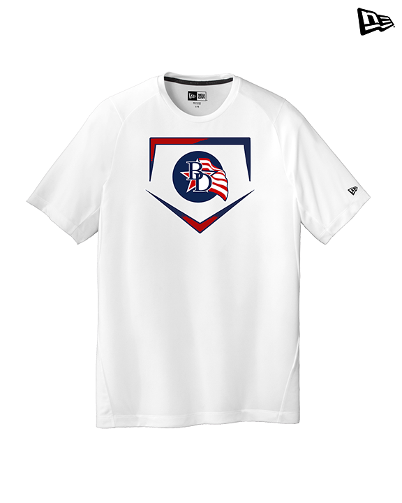 Britton Deerfield HS Softball Plate - New Era Performance Shirt