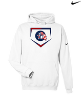 Britton Deerfield HS Softball Plate - Nike Club Fleece Hoodie