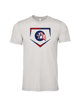 Britton Deerfield HS Softball Plate - Tri-Blend Shirt
