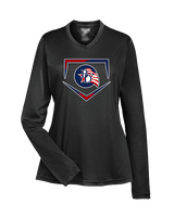Britton Deerfield HS Softball Plate - Womens Performance Longsleeve