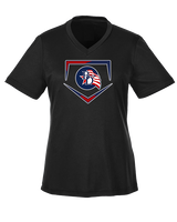Britton Deerfield HS Softball Plate - Womens Performance Shirt