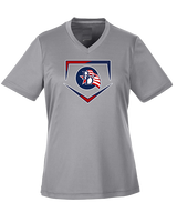 Britton Deerfield HS Softball Plate - Womens Performance Shirt