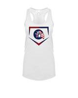 Britton Deerfield HS Softball Plate - Womens Tank Top