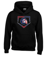 Britton Deerfield HS Softball Plate - Youth Hoodie