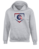 Britton Deerfield HS Softball Plate - Youth Hoodie