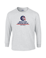 Britton Deerfield HS Softball Split - Cotton Longsleeve