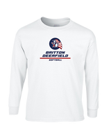 Britton Deerfield HS Softball Split - Cotton Longsleeve