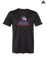 Britton Deerfield HS Softball Split - Mens Adidas Performance Shirt