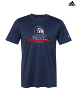 Britton Deerfield HS Softball Split - Mens Adidas Performance Shirt