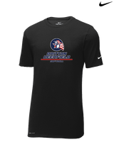Britton Deerfield HS Softball Split - Mens Nike Cotton Poly Tee