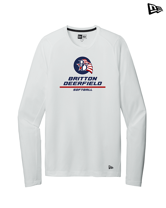 Britton Deerfield HS Softball Split - New Era Performance Long Sleeve