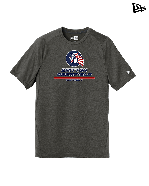 Britton Deerfield HS Softball Split - New Era Performance Shirt