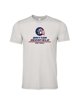 Britton Deerfield HS Softball Split - Tri-Blend Shirt
