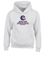 Britton Deerfield HS Softball Split - Unisex Hoodie