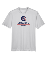 Britton Deerfield HS Softball Split - Youth Performance Shirt