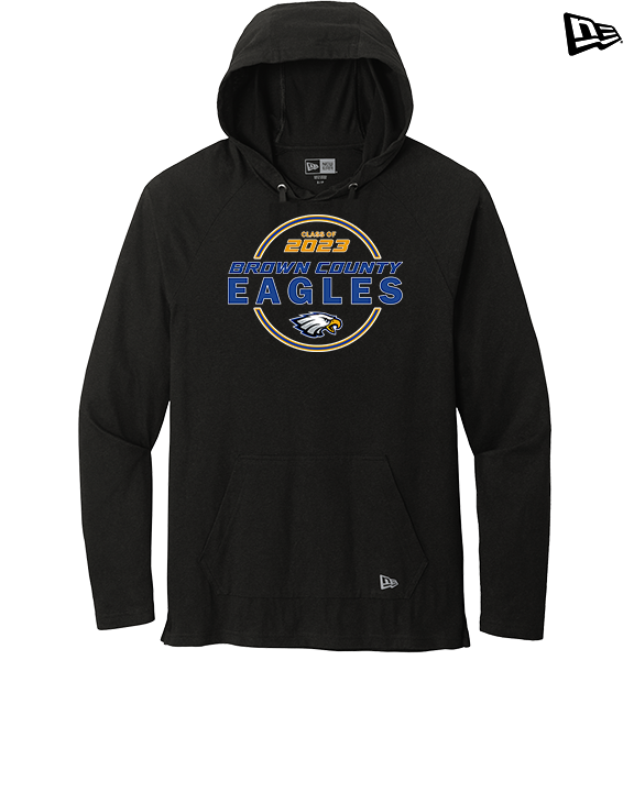 Brown County HS Baseball Class - New Era Tri-Blend Hoodie