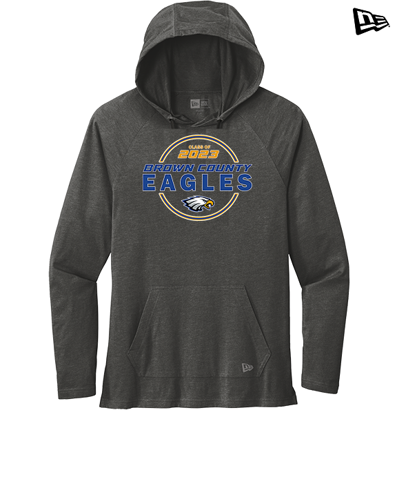 Brown County HS Baseball Class - New Era Tri-Blend Hoodie