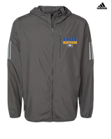 Brown County HS Baseball Nation - Mens Adidas Full Zip Jacket
