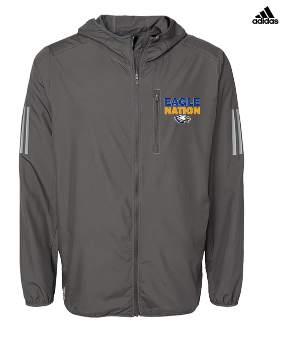 Brown County HS Baseball Nation - Mens Adidas Full Zip Jacket