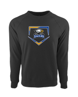 Brown County HS Baseball Plate - Crewneck Sweatshirt