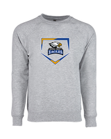 Brown County HS Baseball Plate - Crewneck Sweatshirt
