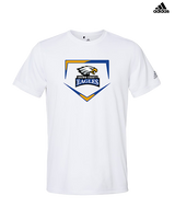 Brown County HS Baseball Plate - Mens Adidas Performance Shirt