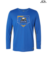 Brown County HS Baseball Plate - Mens Oakley Longsleeve