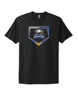 Brown County HS Baseball Plate - Mens Select Cotton T-Shirt