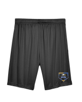 Brown County HS Baseball Plate - Mens Training Shorts with Pockets
