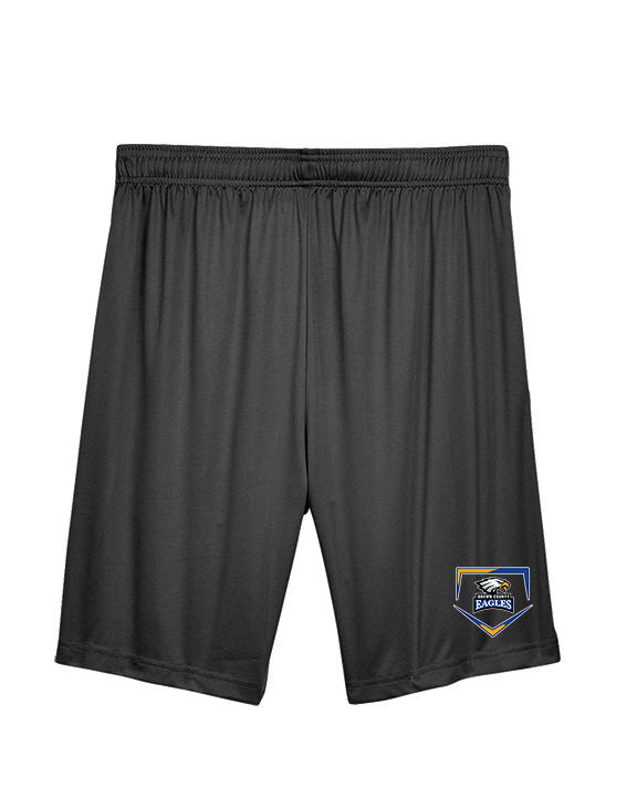 Brown County HS Baseball Plate - Mens Training Shorts with Pockets