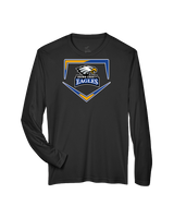 Brown County HS Baseball Plate - Performance Longsleeve