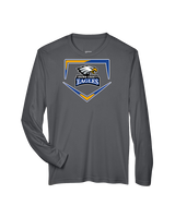 Brown County HS Baseball Plate - Performance Longsleeve