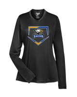 Brown County HS Baseball Plate - Womens Performance Longsleeve
