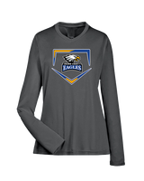 Brown County HS Baseball Plate - Womens Performance Longsleeve