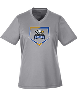 Brown County HS Baseball Plate - Womens Performance Shirt