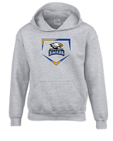Brown County HS Baseball Plate - Youth Hoodie